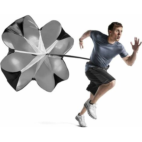 Vitesse Formation Running Parapluie 57 Pouce Agilité Power Chute Résistance Parachute Courir Sprint Football Sport Puissance équipement de résistance LO-Ron