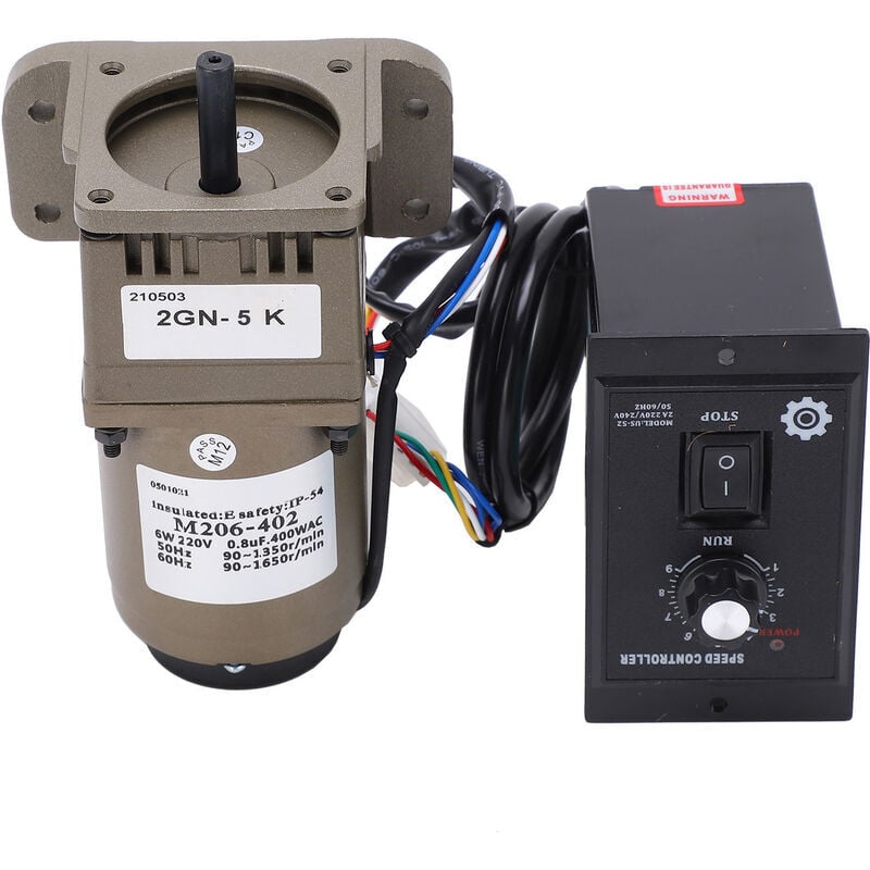 SNQ - Vitesse réglable de décélération de moteur à engrenage asynchrone monophasé ac 220V 6W (5K)