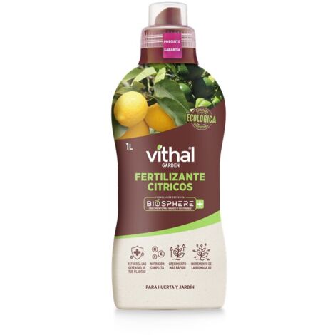 VITHAL GARDEN FERTILIZANTE CITRICOS BIOSPHERE PLUS 1 lt