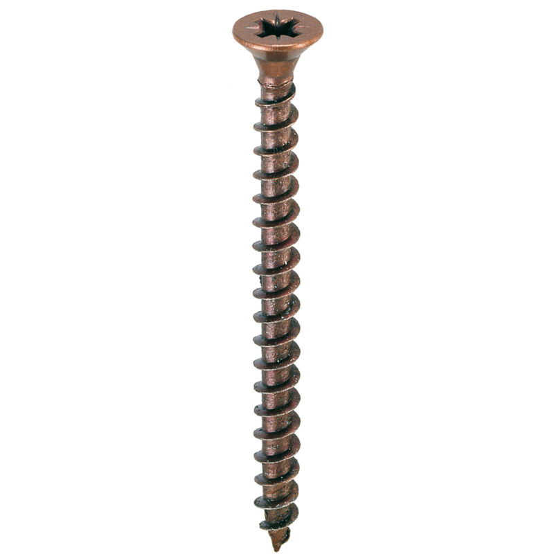 Q.ta'. 5 Viti per Legno T. S. P. Bronzate 3 X50