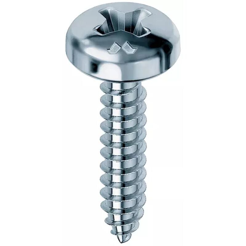 Vite autofilettante tc Mustad cava ph zincata bianca mm 2,9x 6,5 cf=pz 1000