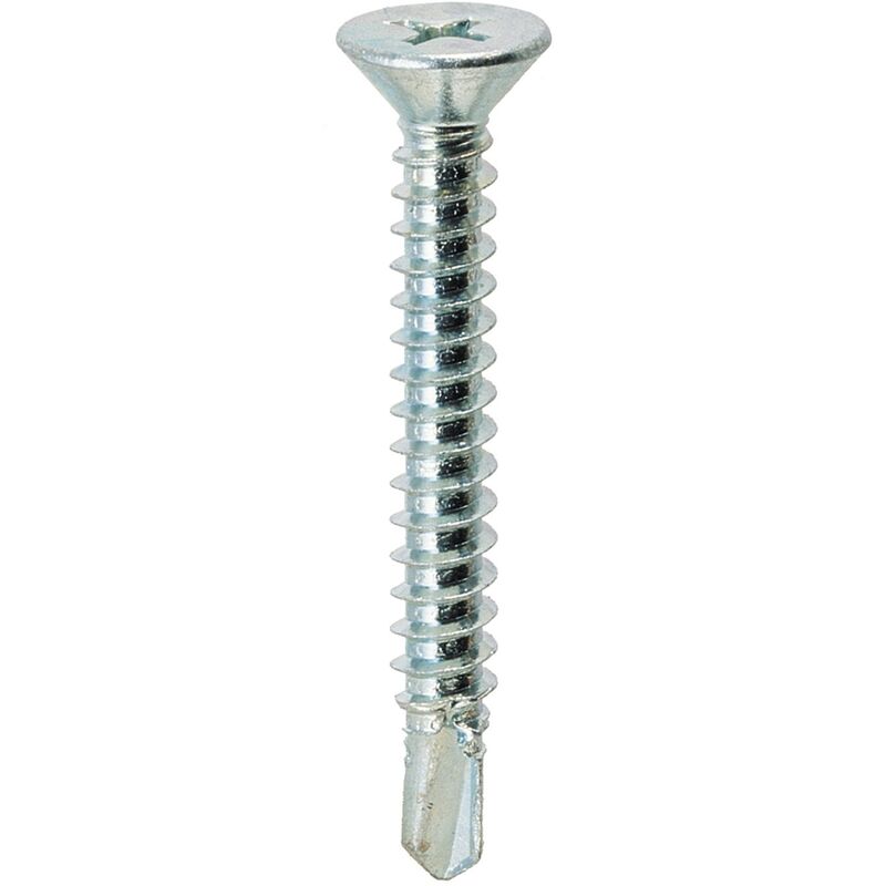 Vite autoperforante tsp drillex Mustad cava ph zinc bianca/chromiting mm 4,8x38 cf=pz 200
