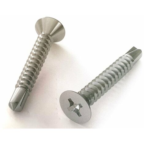 Viti per Metallo TC CR Zincate Autoperforanti 3,5x19 mm tipo Drillex 500 pz