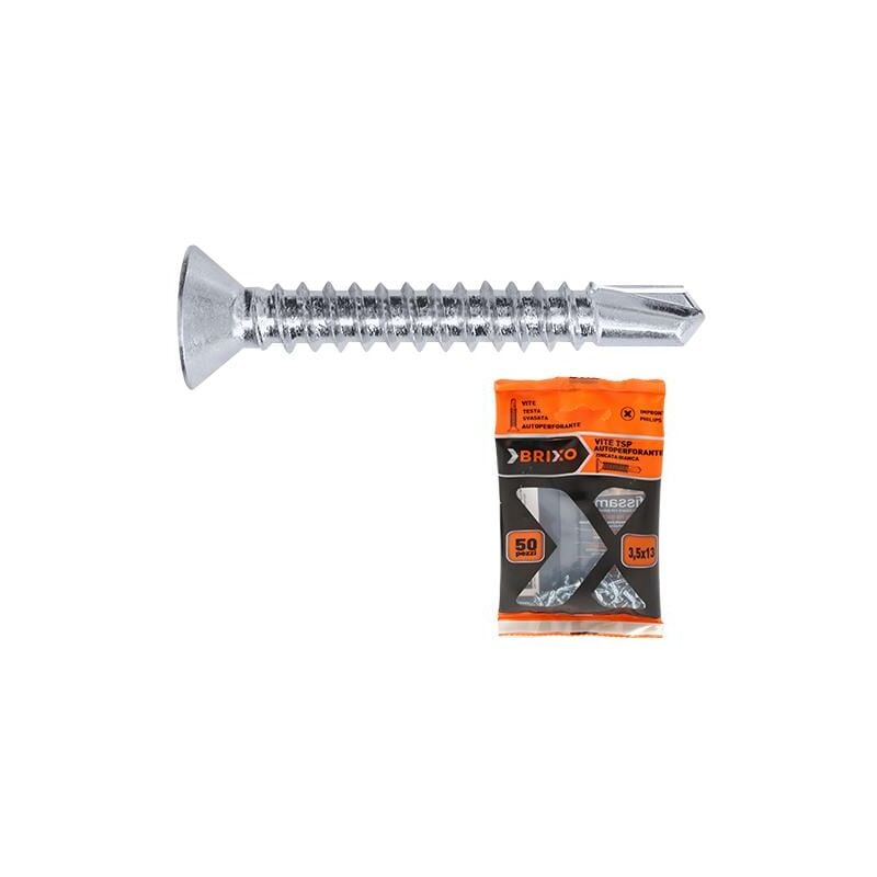Viti Autoperf.tsp Brixo Cf.50pz 3,5x13
