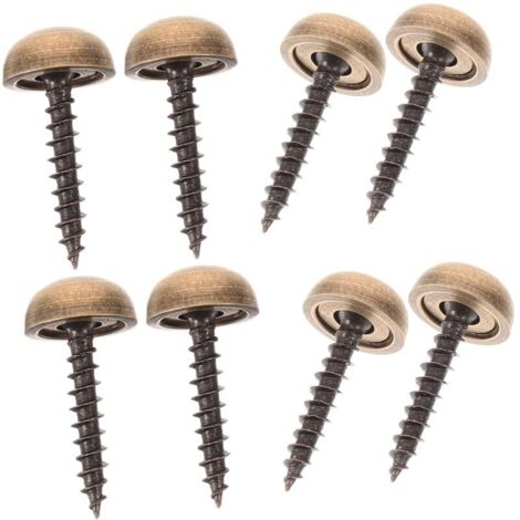 viti decorative in ottone con cappuccio per specchi e mobili - Viti autofilettanti estetiche e pratiche