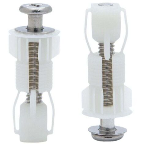 Viti di espansione per sedili WC KZQ, viti di fissaggio per sedili WC, set di fissaggio per coperchi WC, pezzi di ricambio per coperchi WC.