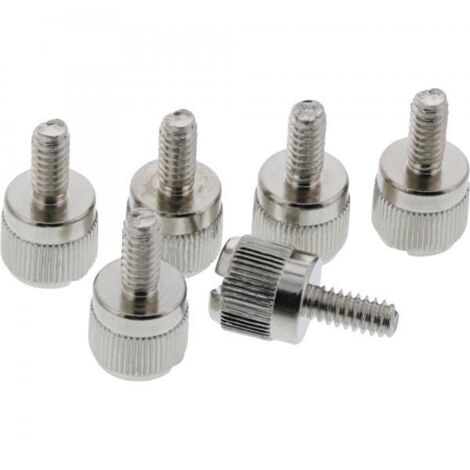 Viti inline 77770A testa zigrinata 12 mm 6 pezzi