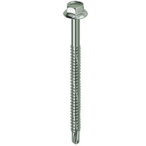 Viti Kovervit Dx Autoperf Testa Esagonale Chromiting 6X 50 Mm - 100 Pz