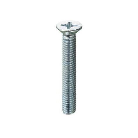 Viti Metallo Zincate Testa Svasata Piana Mm.5X12