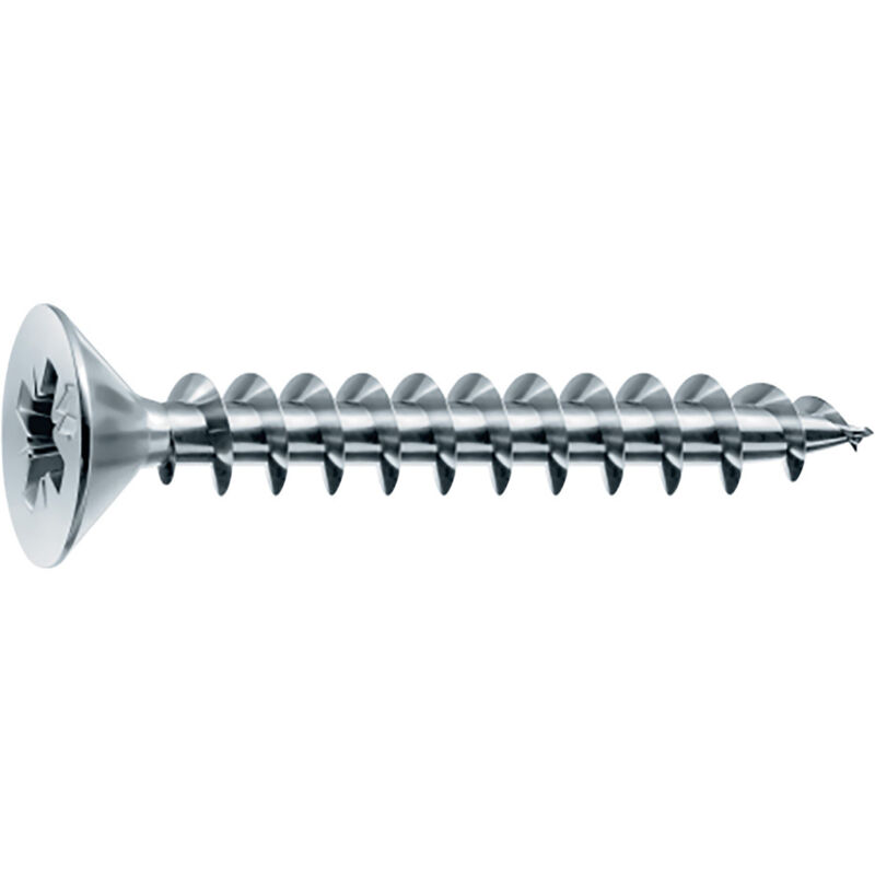 Viti panel-vit testa svasata piana acciaio chromiting - ø mm.6x40