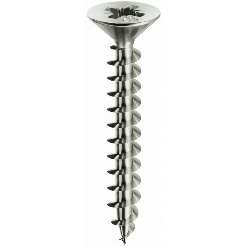 Panelvit Vite a testa svasata pz filettatura totale zing.arg Mustad 4x45 - Confezione da 500 - PVACZP400450C8C