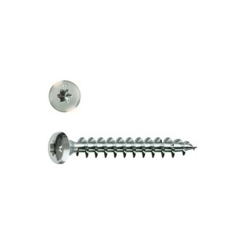 VITI PANEL-VIT PV TESTA CILINDRICA CON COLLARE TORX ACCIAIO CHROMITING- - ø mm.5x35 - 200 pezzi MUSTAD