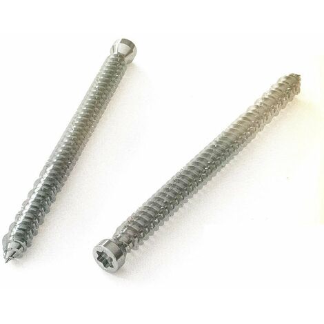 Viti Per Calcestruzzo Zincate TX 7,5x80mm - Confezione Da 100 Pezzi - Foto 8