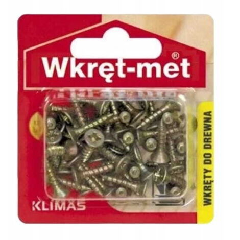 Viti per legno temprate 4x20mm 40pz PZ2 oro
