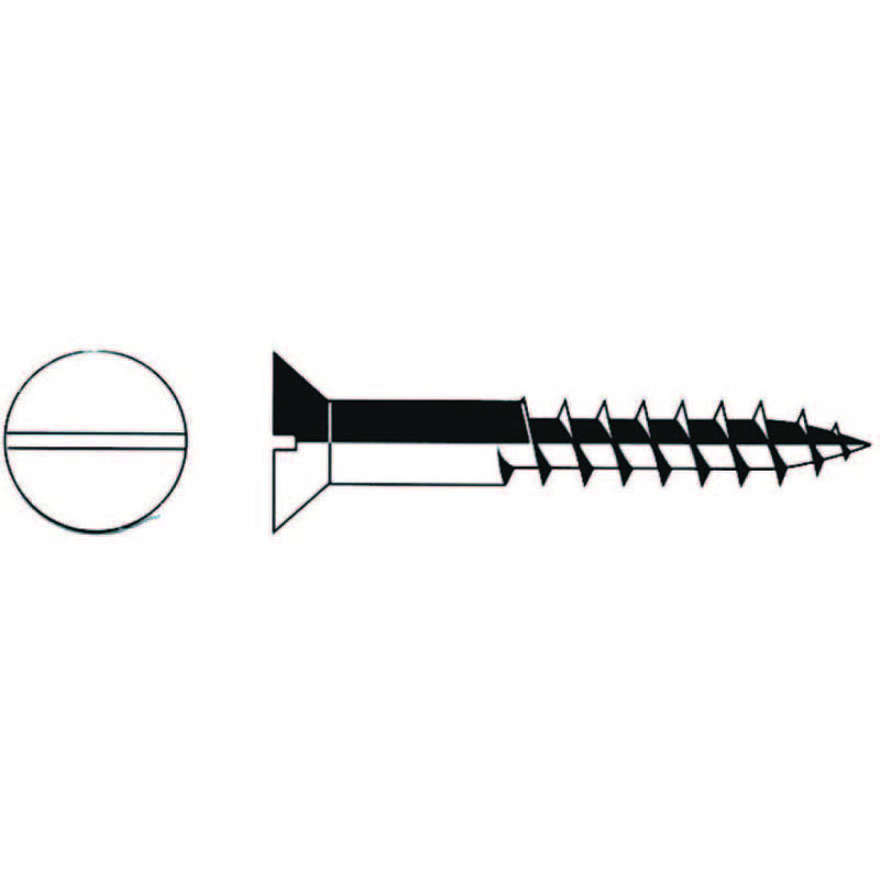 Mustad - Viti per legno testa svasata piana - ø