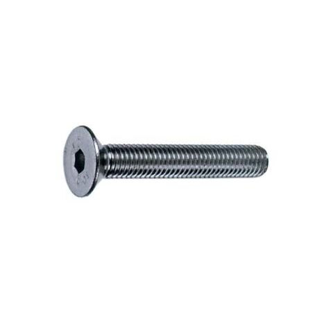 VITI PER METALLO 10.9 TESTA SVASATA PIANA CAVA ESAGONALE- - ø mm.6x16 - 200 pezzi AMBROVIT