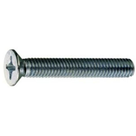 Viti per metallo 4.8 testa svasata piana - ø mm.4x25 500 pezzi