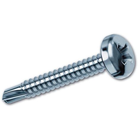 Viti per Metallo TC CR Zincate Autoperforanti 3,5x19 mm tipo Drillex 500 pz
