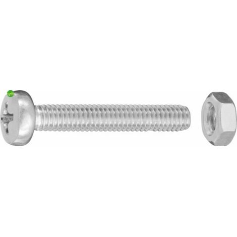VITI PER METALLO TESTA CILINDRICA M4 X 25 - 10 PZ.
