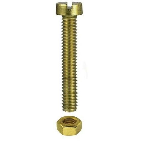 VITI PER METALLO TESTA CILINDRICA OTTONE M3 X 20 - 20 PZ.