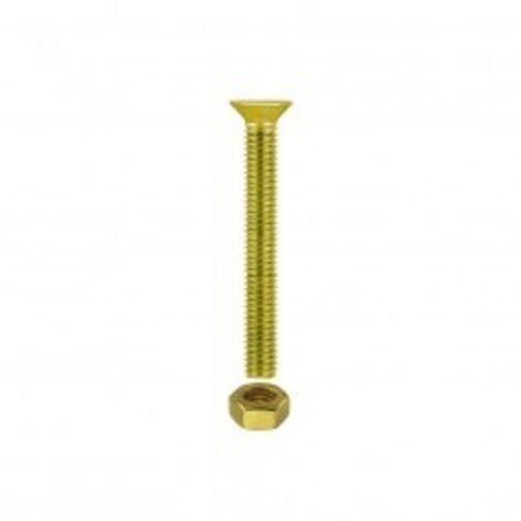 VITI PER METALLO TESTA CILINDRICA OTTONE M4 X 40 - 8 PZ.