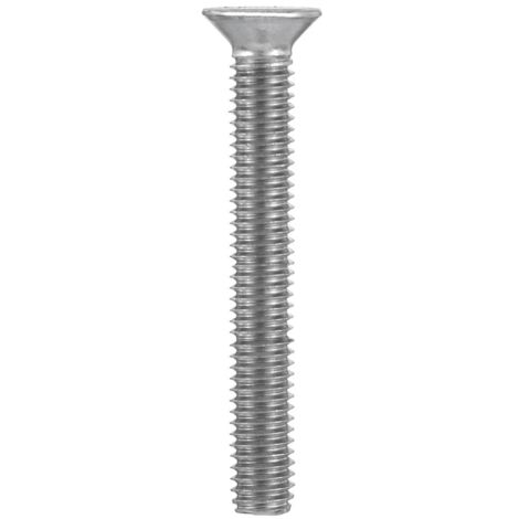 VITI PER METALLO TESTA PIANA SVASATA INOX A2 - 4 X 40 - 12 PZ.