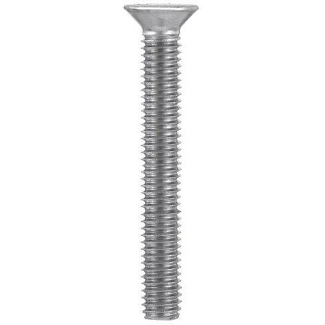 VITI PER METALLO TESTA PIANA SVASATA INOX A2 - 6 X 80 - 2 PZ.