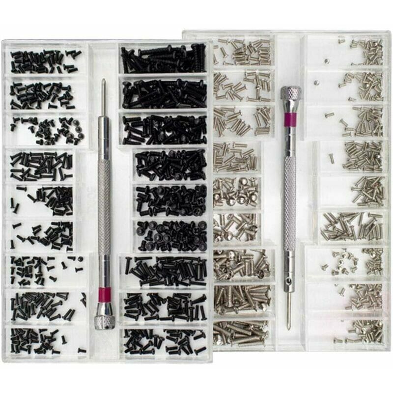 Briday - Viti per occhiali 2 scatole Kit