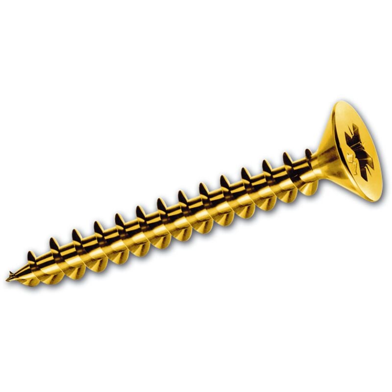 Viti truciolare tp mm 4,5 x 50 ottonate
