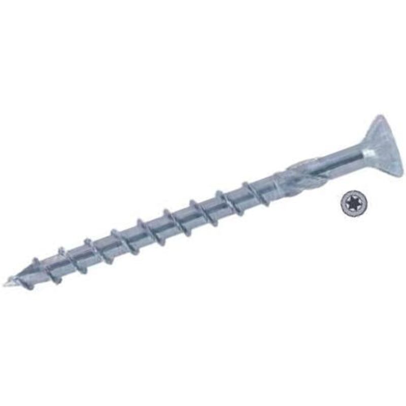 VITI TRUCIOLARE Autoperforanti TX torx 4X30 mm ZINCATA BIANCA Conf. 500 pz