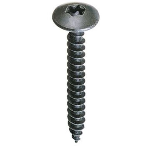 Viti truciolari Torx nere con collare 6,0 x 40 - 1 Kg.