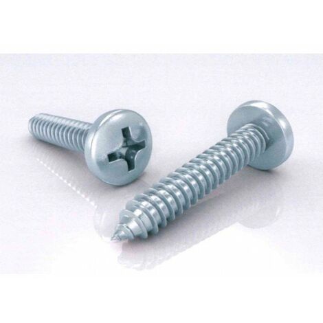 100 pezzi Vite acciaio INOX UNI 7687 3x30 mm testa cilindrica croce conf