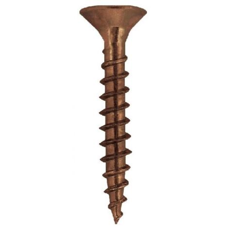 VITI VITE PER LEGNO TPS TRUCIOLARE BRONZATA -Confezione 25 Pezzi 4 x 40 mm