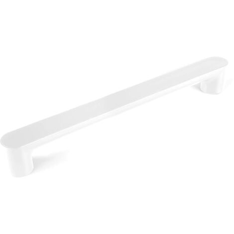 Vitility Poignée salle de bain ID, barre murale de sécurité pour douche baignoire toilette escalier, ABS, charge 150 kg, poignée droite 55 cm, blanc, avec kit de fixation
