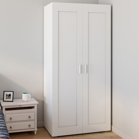 VITO Armario de 2 puertas 80 cm con estantes de maxi capacidad