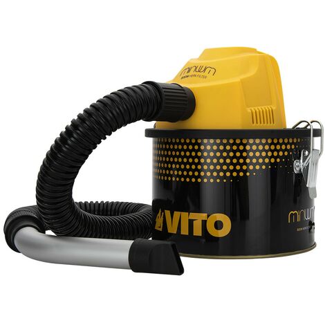 Vito – Aspirateur à cendres 800W – Capacité 4L – Filtre HEPA – Température cendres jusqu'à 40°C – Débit d'air 1.3 m³/min - 4Litres