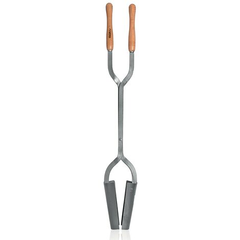Vito – Pelle croisée 2 manches pour trous de poteaux – Acier trempé – Manche bois 121,5 cm – Outil pour creusement précis