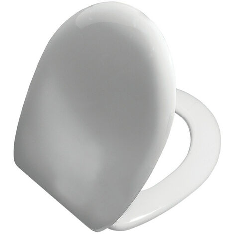 Vitra – Abattant WC 23003002 en thermoplastique blanc – Fixation par le haut – Charnières en plastique – Durable et facile à nettoyer