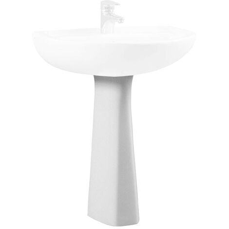 VITRA Colonna Normus In Ceramica Bianco