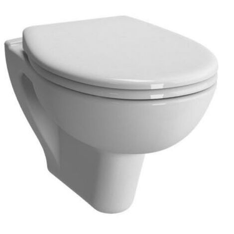 Vitra – WC suspendu sans bride forme ronde 355x520mm – Céramique blanche – Volume de chasse 4,5l – Installation murale sécurisée