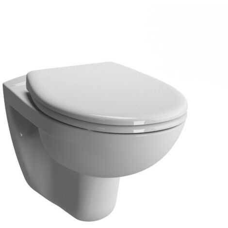 Vitra – Cuvette pour WC suspendu 68550036290 – Abattant Soft Close – Céramique blanche – Largeur 36 cm – Fixation invisible non