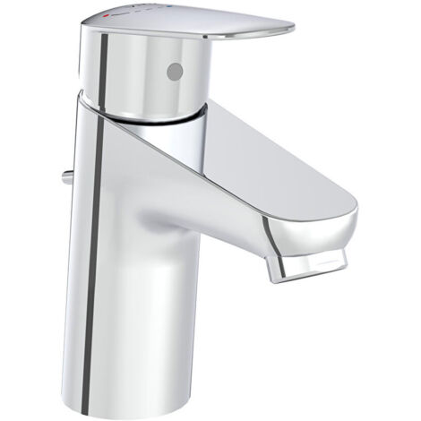 VitrA Flow Round Mitigeur lavabo BlueEco + vidage et tirette