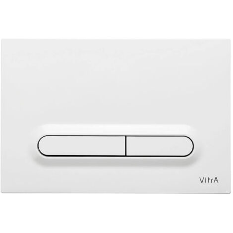 Vitra Loop T Piastra di sgancio a due tocchi, bianco lucido (740-0700)