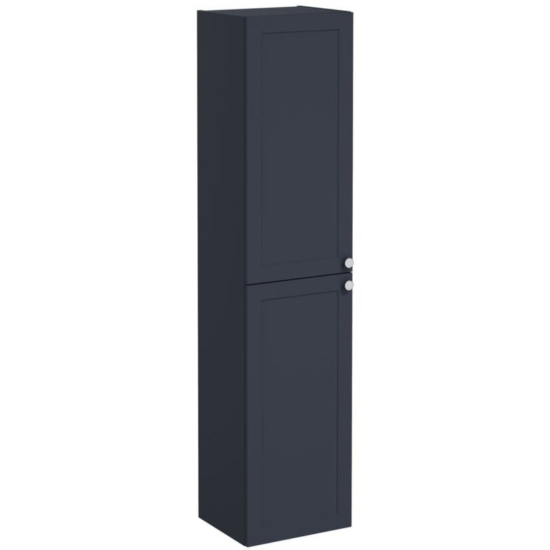 Vitra - Meuble de salle de bain haut Root 40x180x35 cm bleu mat (ROOTCV40TM)