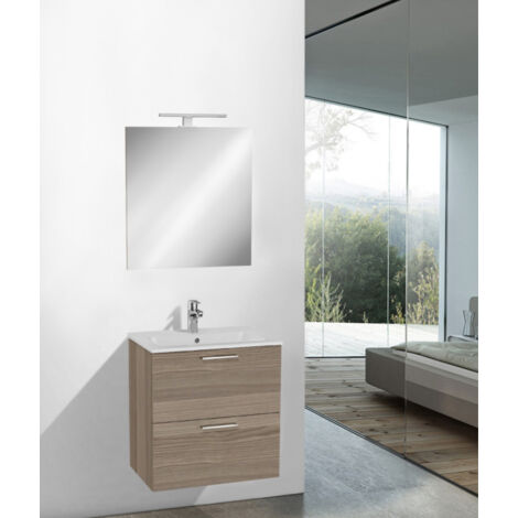Vitra Mia ensemble meuble 59x61x39,5 cm avec miroir, lavabo et éclairage LED, Cordoba (MIASET60C)