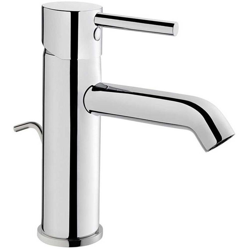 Minimax Basin Mixer Tap with Pop Up Waste - Chrome - Vitra