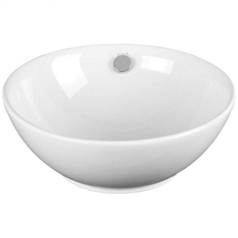 Option Countertop Basin & Overflow 430mm Wide 0 Tap Hole - Vitra