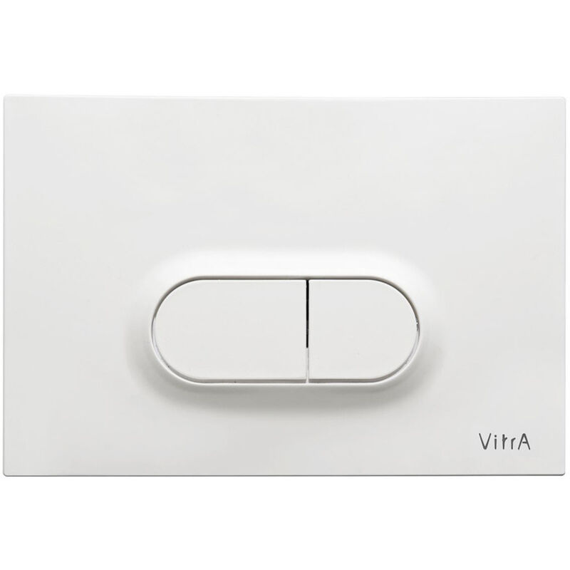 Vitra - Piastra di sgancio a due tocchi Loop o, bianco lucido (740-0500)