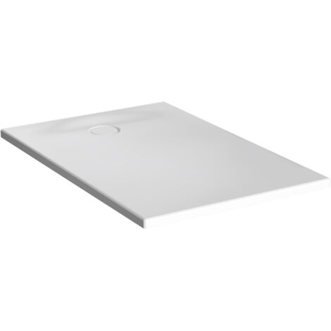 Vitra – Receveur de douche rectangle 120x80 cm – Acrylique blanc mat texturé – Ultra-plat, recoupable sur 3 côtés – Surface antidérapante PN 24