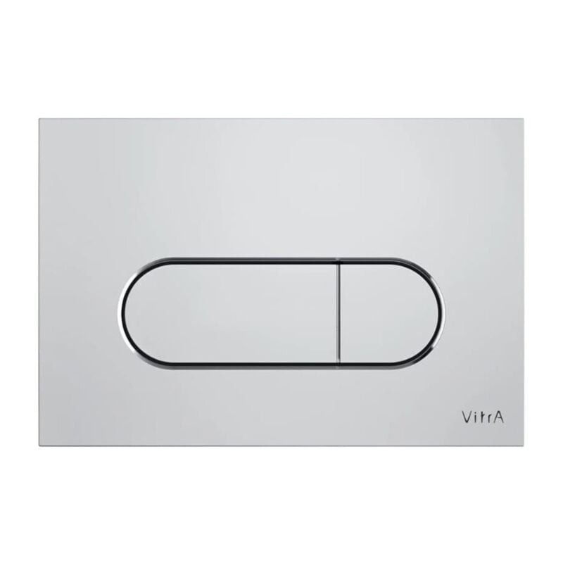 Root Round Plaque de déclenchement double touche, Chromé (740-2280) - Vitra